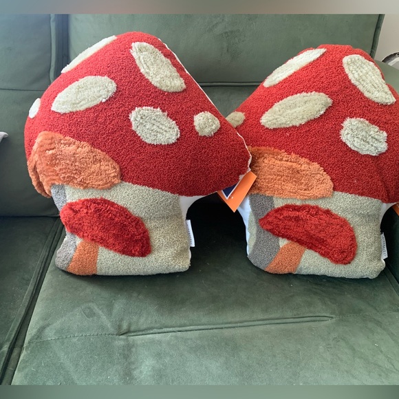 Two Mushroom Pillows - Picture 1 of 2